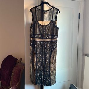 Black Lane Bryant lace dress